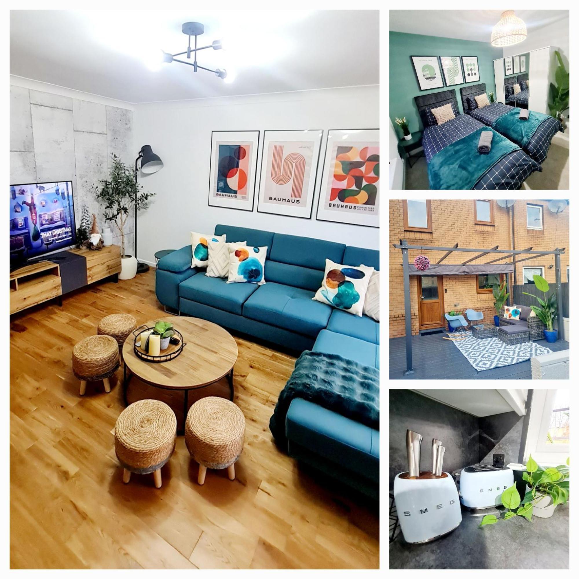 Bright 3Br Walking Distance To Town - Free Parking Apartment Glasgow Exterior foto